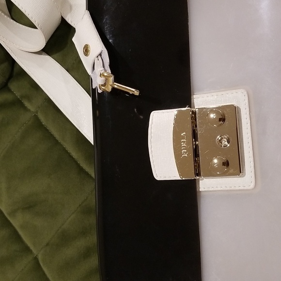 Transparent black and white Furla shoulder/cross over bag - Picture 2 of 9